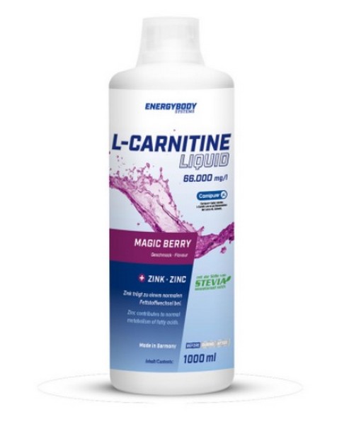  EnergyBody L-Carnitin Liquid + Stevia 1000 ml