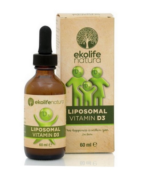  Liposomal Vitamin D3 60 ml Ekolife Natura