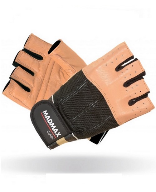 MADMAX Fitness rukavice CLASIC BROWN MFG248 brown