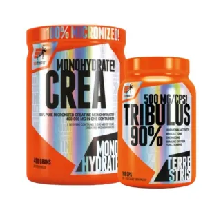 AKCE Extrifit Tribulus 90 % Terrestris 100 cps + Crea Monohydrate 400 g ZDARMA